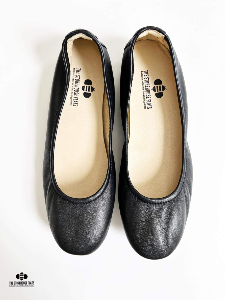 The storehouse sales leather flats