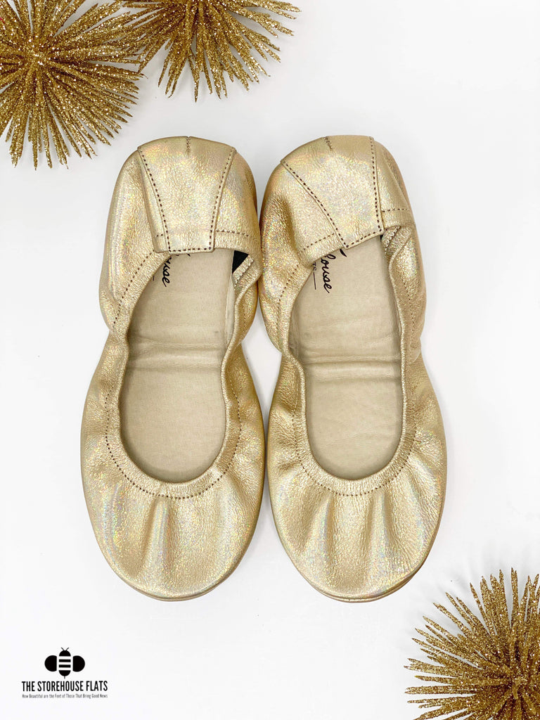 Golden Rainbow Storehouse Flats - December Release Ballet Flats